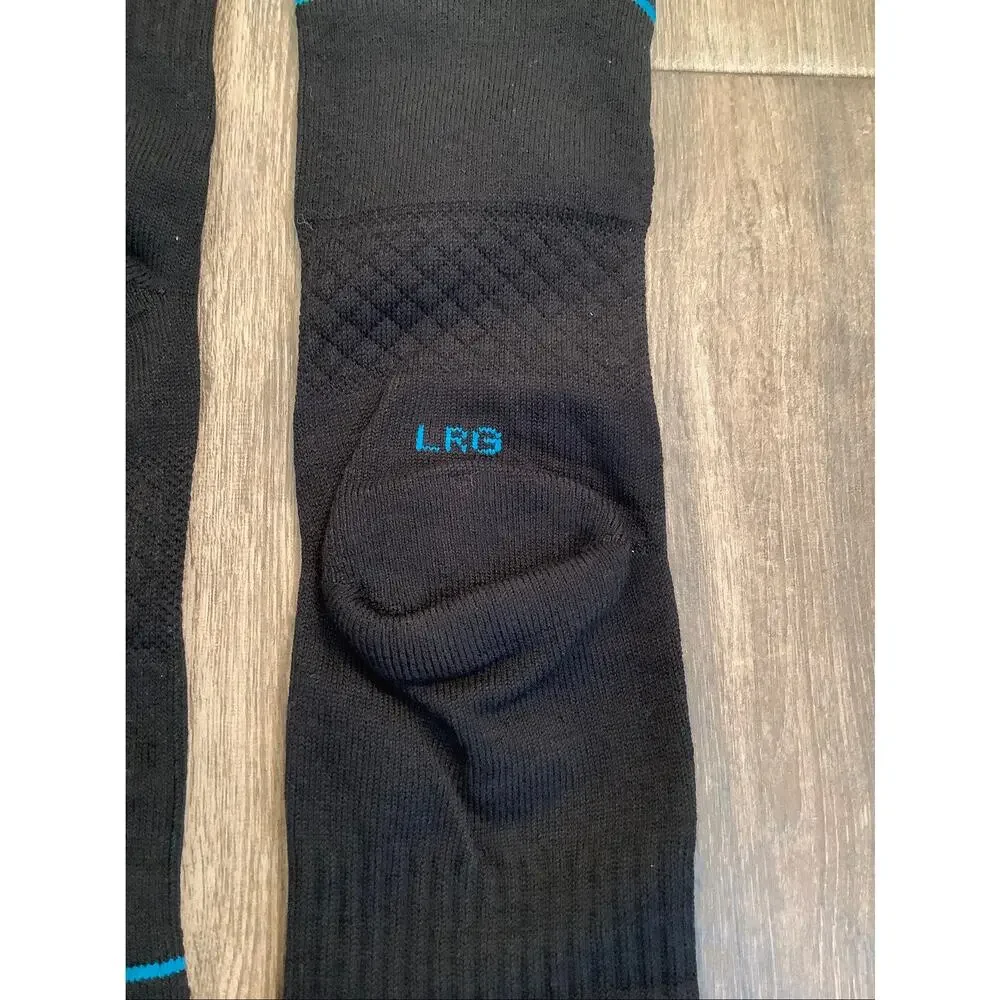 Stance Unisex Large Black Cotton Crew Maliboo Medium Cushion Crew Socks B23-3